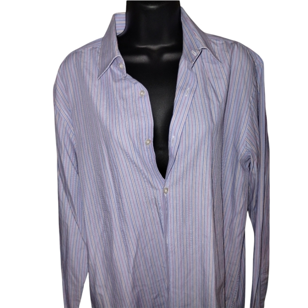 Hugo Boss Boss sharp fit striped mens shirt  16 1/2 34/35